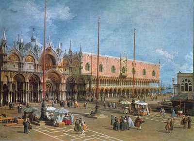 Venice - The Square of St. Mark by Giovanni Antonio Canal